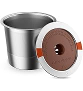 RETHONE K Cup Reusable Coffee Pods, Stainless Steel Reusable K Cups Compatible with Keurig 1.0 & ...