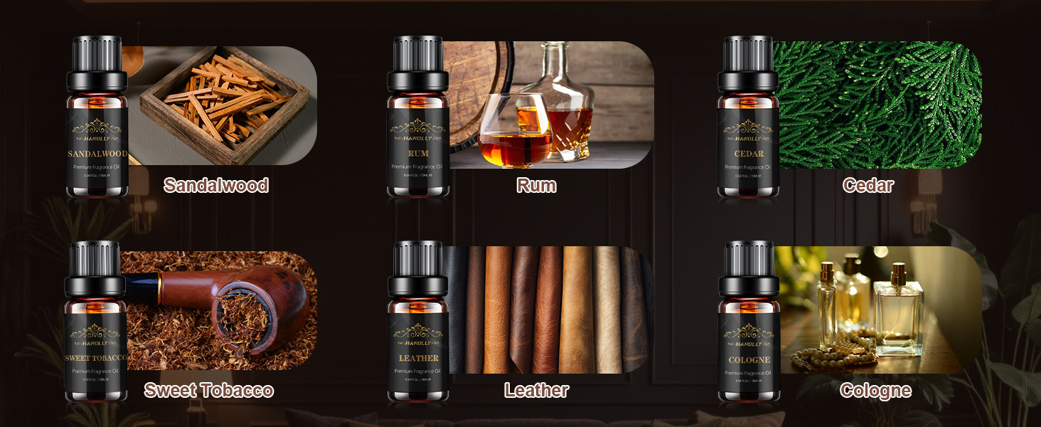 MENS ESSENTIAL OILS SET