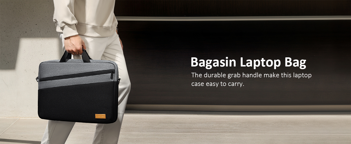 grey laptop bag