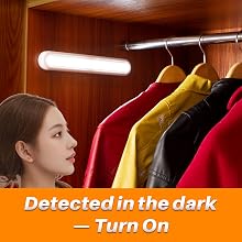 Motion Sensor Lights Indoor, STAR-SPANGLED, Stick on Lights, Stair Lights, Wardrobe Cupboard Lights