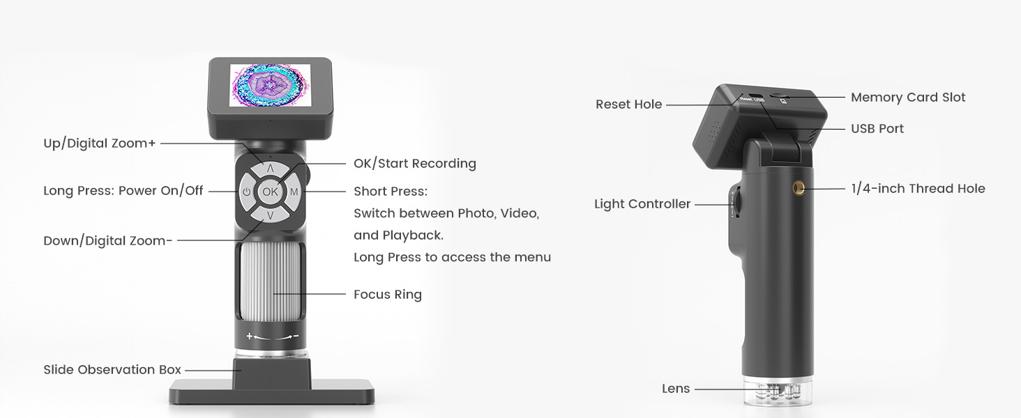 Microscope with Slides Kit
