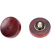 VKO Wood Soft Shutter Release Button,Delicate Camera Shutter Button 12mm Concave Surface Red(Wood...