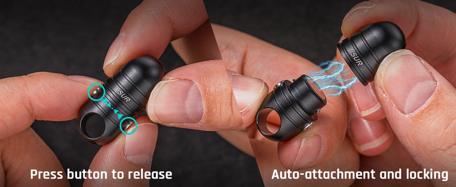 detachable key ring quick release