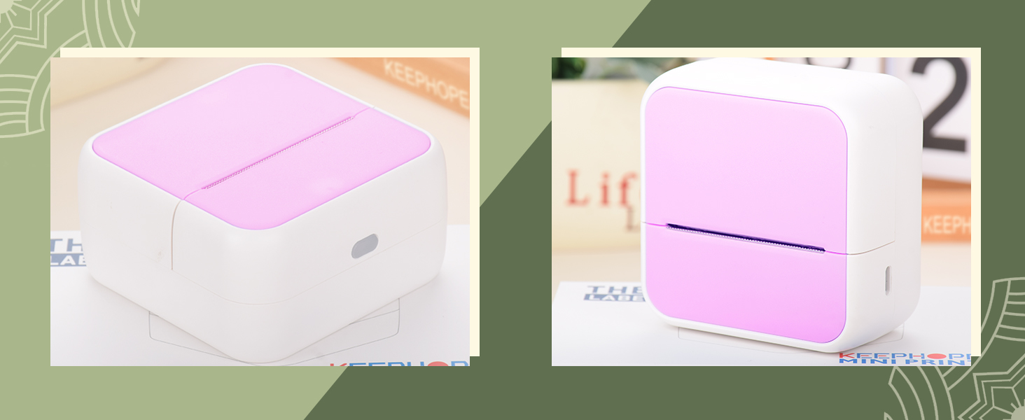 pink label maker