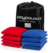 Play Platoon Cornhole Bags Weather Resistant- Set of 8 Regulation Bean Bags for Tossing- Official...