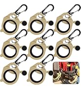 CANAANIN Zip Tie Holder Cable Tie Holder Organizer Multi-Colored Portable Carabiner Keychain Clip...