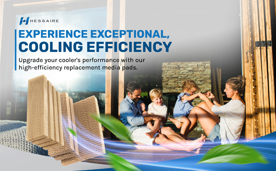 Enhance cooling efficiency with our replacement cooling pad, designed for optimal evaporation.
