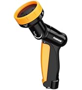 FANHAO 2-in-1 Rotating Garden Hose Nozzle with Sprinkler Function, High-impact ABS+PP Water Hose ...