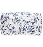 PAZIMIIK Vintage Quilted Makeup Bag Cosmetic Pouch for Brushes Pencils and Travel Make Up Accesso...