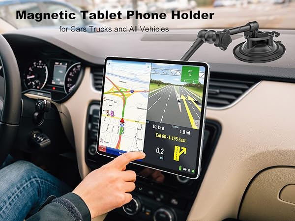 car magnetic tablet mount