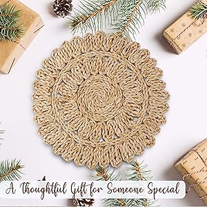 rattan chargers; rattan place mat; rattan round chargers; wicker mat small for a table