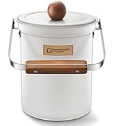 WAGENSTEIGER Kitchen Countertop Compost Bin 101Ounces / 3Liters with Airtight Lid, SUS304 Premium...