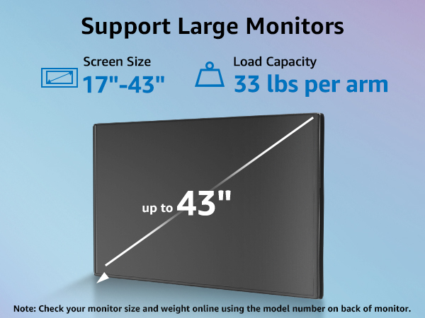 heavy duty monitor mount