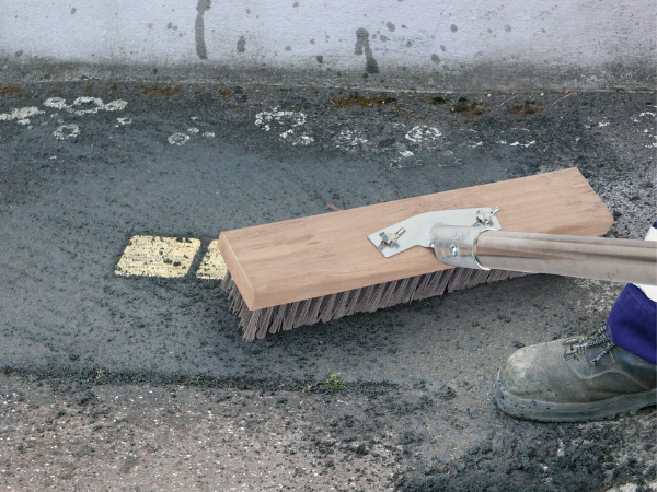 stiff bristle brush