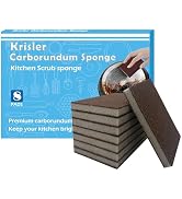 Krisler Carborundum Sponge Nano Emery Sponges Caspian Stone Pot Clean Brush Rust Eraser Grit Scou...