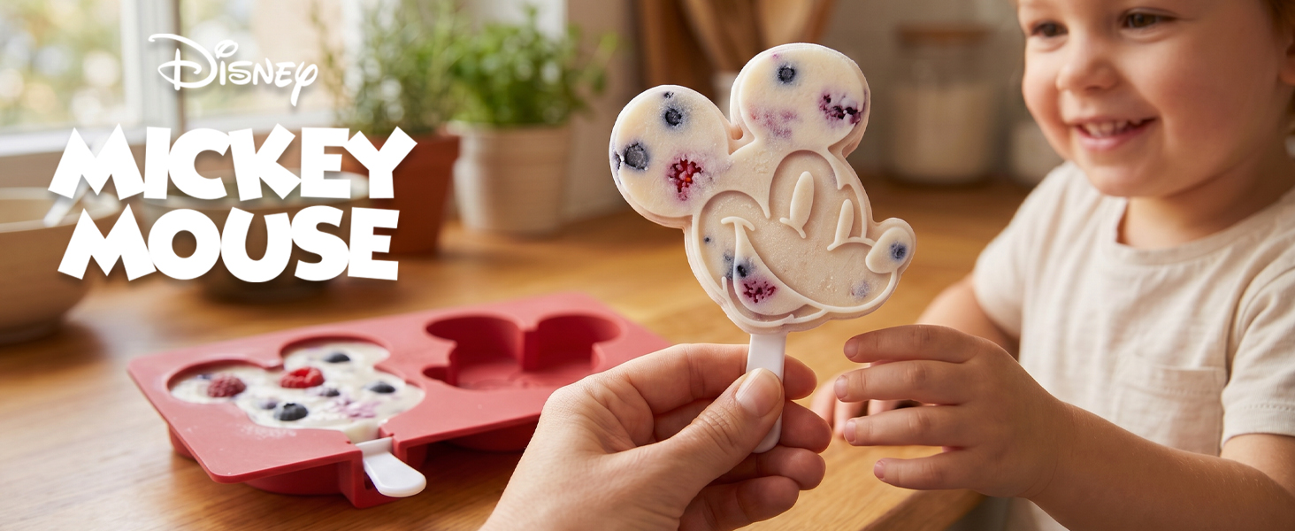 Mickey Shaped Popsicle Molds