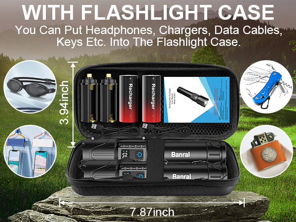 WITH FLASHLIGHT CASE