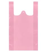 pink plastic bags