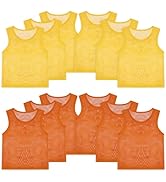 PEASUG Pinnies, Soccer Pinnies, Mesh Practice Jersey Scrimmage Vest Team Soccer Pennies for Sport...