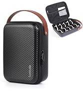 Luxtude Travel Sunglasses Organizer Case for Women Men, Glasses Case Multiple Pairs w/Adjustable ...