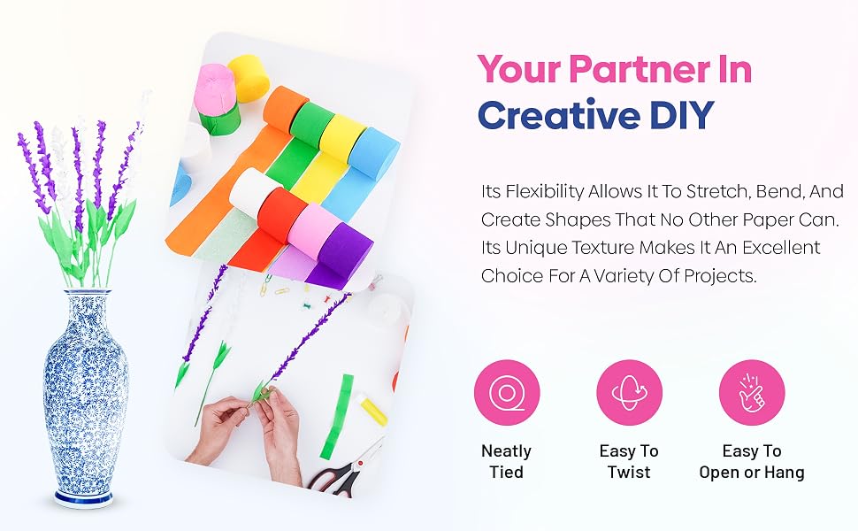 Crepe Paper DIY projects