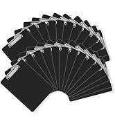 Black Clipboards, PANDRI 26 Pack Plastic Black Clipboards with Low Profile Clip 12.5 x 9 Standard...