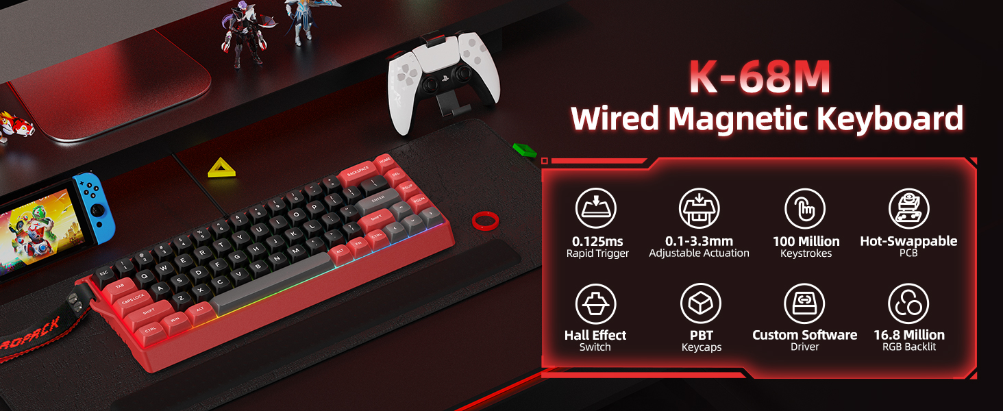 MicroPack K68 gaming keyboard