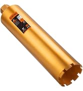 KSEIBI 619102 Wet Concrete Core Drill Bit, 4-Inch Diameter for Drilling Concrete, Marble, Granite...