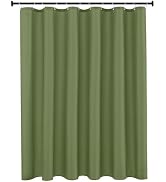 Biscaynebay Hotel Quality Fabric Shower Curtain Liners 72 Inch by 72 Inch, Sage Water Resistant B...