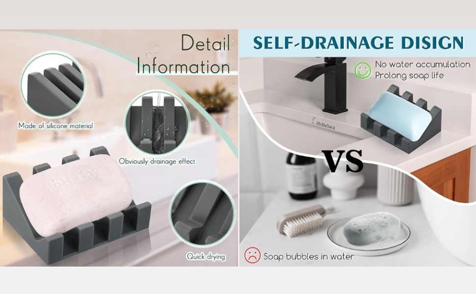 Self Draining Waterfall Drying Tray
