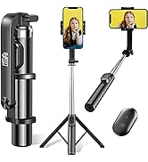 COLOR LIZARD Selfie Stick Tripod with Remote, 43" Selfie Stick & Phone Tripod Compatible with iPh...