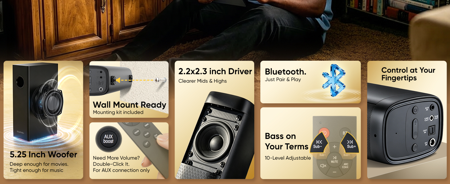 surround sound system for tv