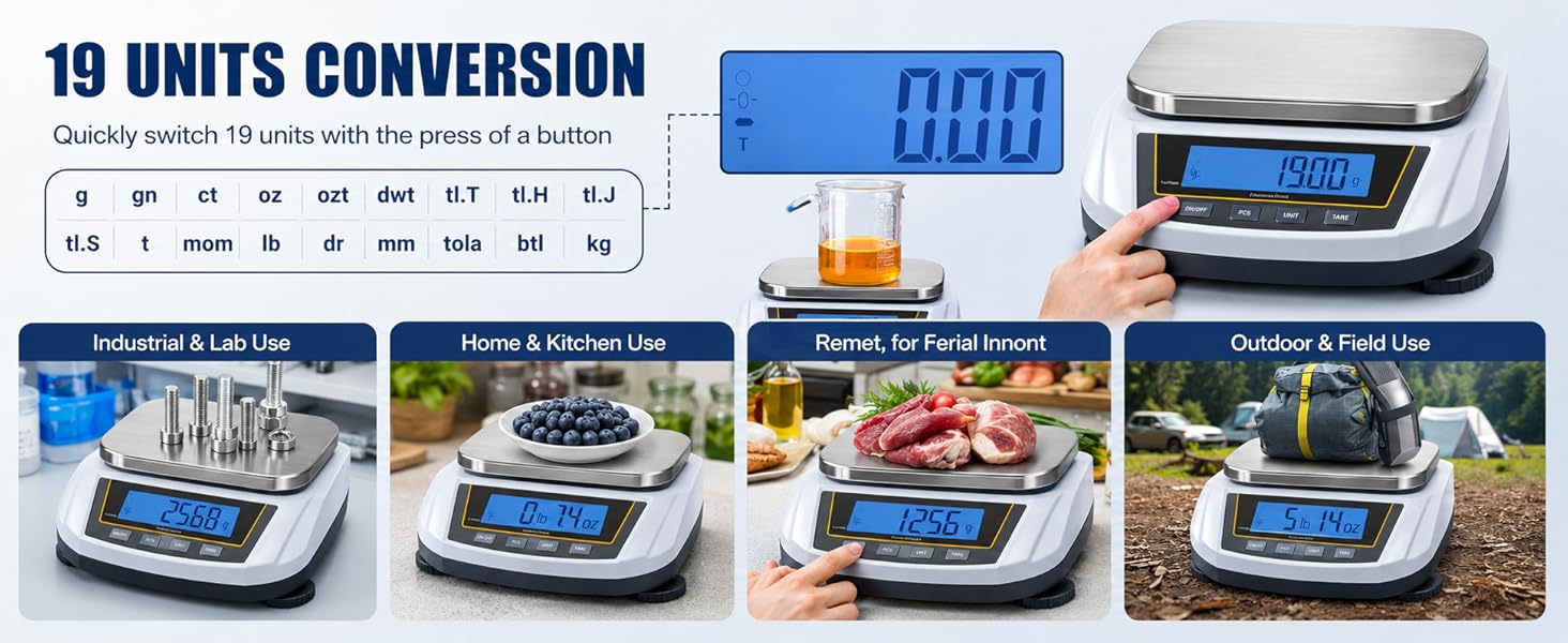 Kitchen, and Lab – Reliable, Accurate, Easy to Use, Black Panel