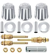Enhon Bathtub and Shower 3 Handle Valve Remodeling Kit Compatible with Gerber 3 Handle Tub and Sh...
