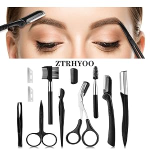 11 in 1 Multipurpose Exfoliating Dermaplaning Tool Face Razors for Women Girl