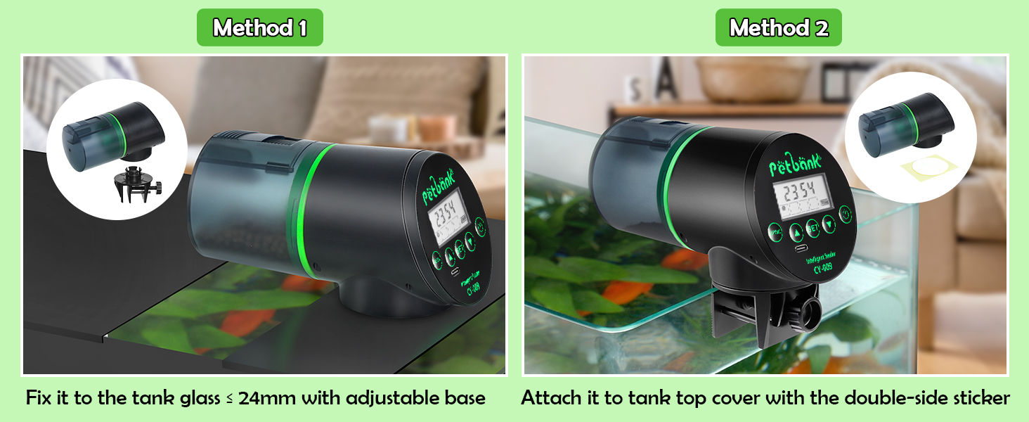 fish tank auto feeder
