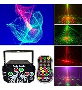 New Upgraded Party Northern Lights, Portable Disco DJ Light with Unique Nebula Effect, Strobe Led...