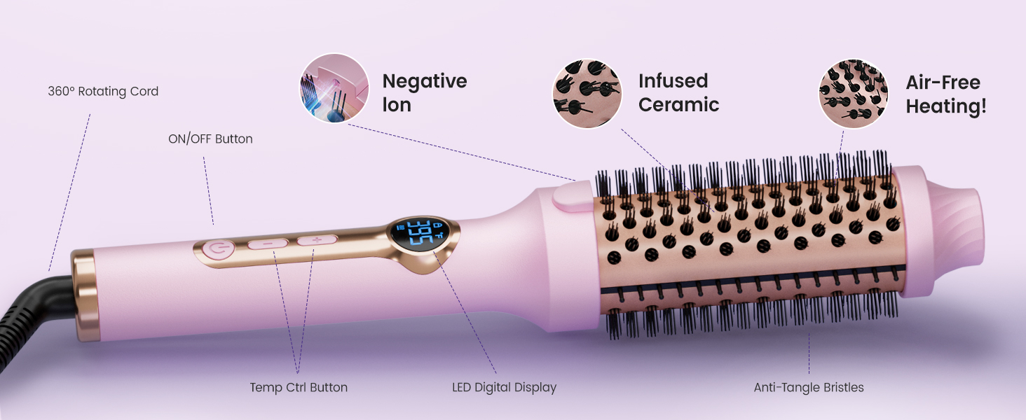 1.5Inch Thermal Brush