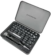 Steinwhale 39 in 1 Bearing Screwdriver Set with 1/4’’ and 4mm Bit Holder - Smooth Bearing Aluminu...