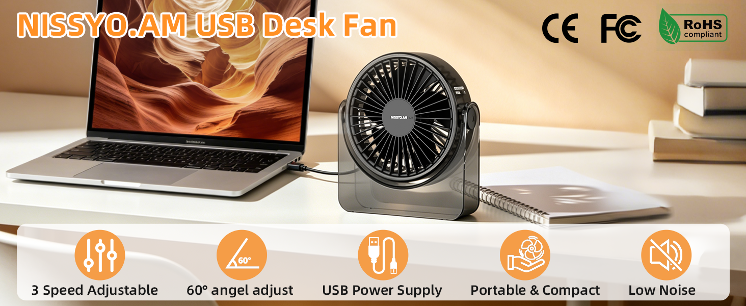 usb desk fan