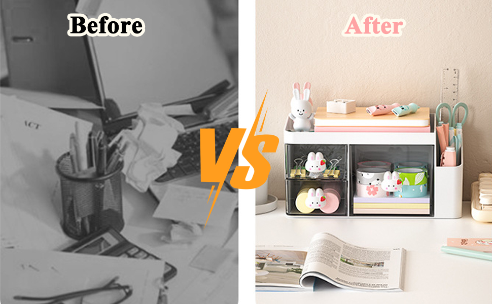 drawer cute organizers organization supplies decor women small aesthetic kawaii mini stuff plastic