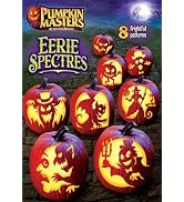 Pumpkin Masters Eerie Spectres Pumpkin Carving Pattern Book, 8 Frightful Patterns, Easy Pumpkin C...