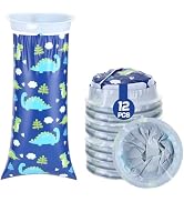 Biubee 12pcs 1000ml Leakpoof Kids Vomit Bags Disposable - Portable & Sealed, Nausea Relief Throw ...