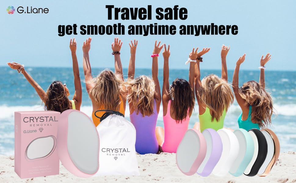 CRYSTAL GLASS HAIR REMOVER(Pink)