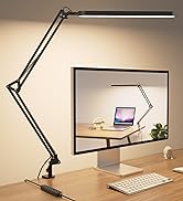 SKYLEO Led Desk Lamp - Desk Light for 31.5" Tall - 5 Color Modes X 11 Brightness Levels - Adjusta...