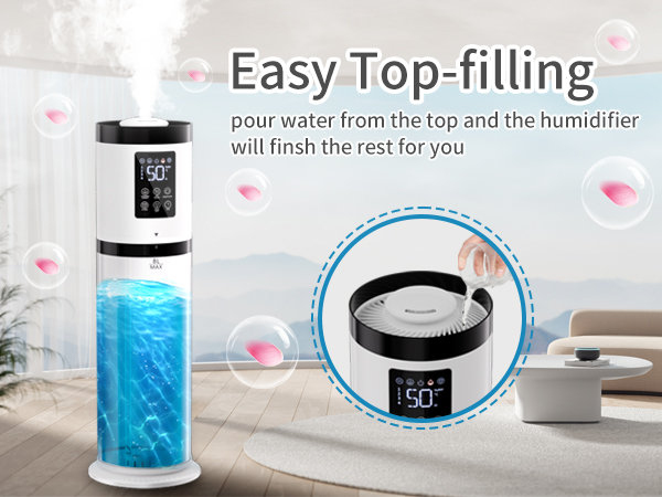 top fill humidifier