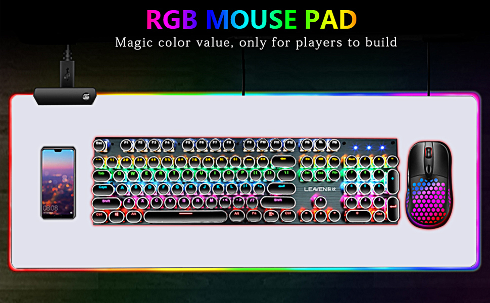 RGB mouse pad