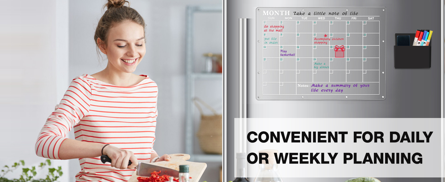 Convenient for daily or weekly planning