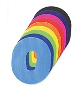 RightCare CGM Adhesive Patch for Dexcom G5/G6 Uncovered Oval (25-Pack), Multi-Color, Made with Sy...
