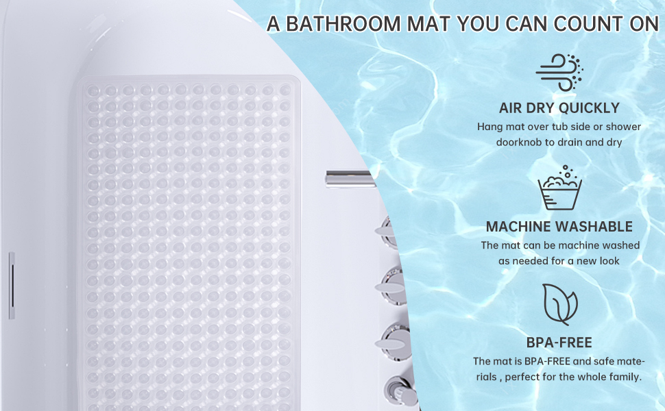 WHY CHOOSE OUR BATH MATS